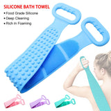 Magic Silicone Bath Brush Back Belt